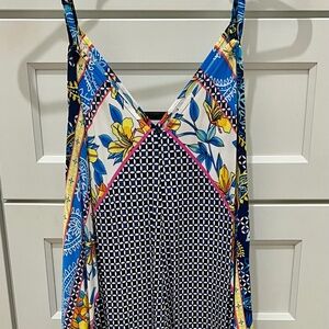 Tommy Bahama Fractured Stripe Scarf Coverup Dress